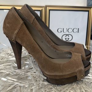 Zara suede Studded Stiletto heels